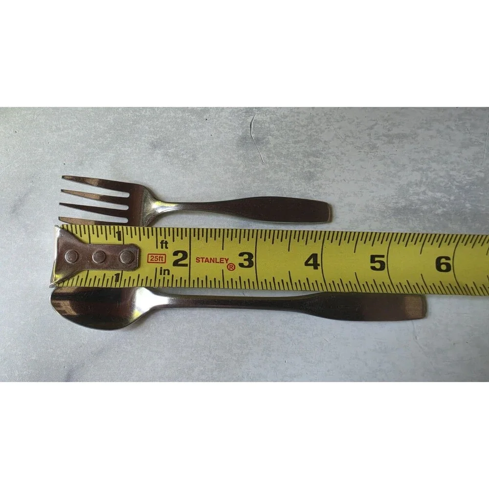 Leonard Stainless Steel Korea Children's Fork And Spoon